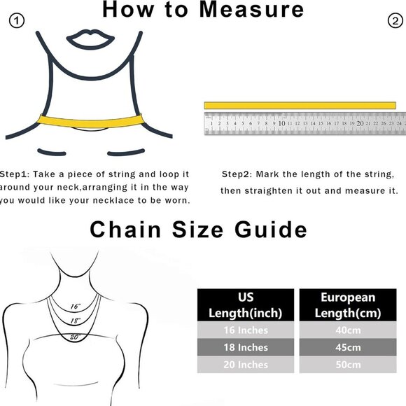 925 Sterling Silver Choker Necklace Figaro Link Chain Necklace for Women Simple - Picture 5 of 9